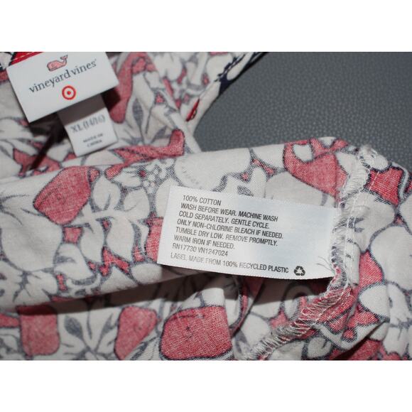 Target x Vineyard Vines Romper in Whale/ Hibiscus Pattern, Girls Size XL (14/16) - Picture 8 of 9